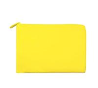 Xoopar - Funda para Ordenador portátil de Piel reciclada 340 x 240 x 25 mm (14/15 Pulgadas), Ideal para Transportar y Proteger su Ordenador de Forma Segura y con Estilo - INE Laptop Amarillo