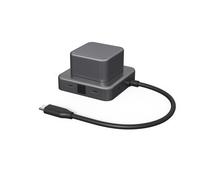 Xoopar - Hub de Carga Multipuerto 7 en 1 sin Encapsulado 100W de Carga Rápida con 7 Puertos USB A - USB C - HDMI - Audio Compatible con Smartphone y Ordenador - CUBBI Negro