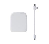 Xoopar Ice Powerbank Bater’a Externa 5000 mAh Luz Tactil - Blanco | Bater’a de 5000 mAh con luz tactil integrada - plastico reciclado certificado GRS, compatible iPhone y Android