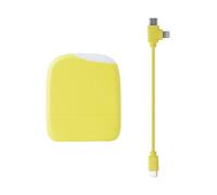 Xoopar Ice Powerbank Batería Externa 5000 mAh Luz Táctil - Lima | Batería de 5000 mAh con luz táctil integrada - plástico reciclado certificado GRS, compatible iPhone y Android