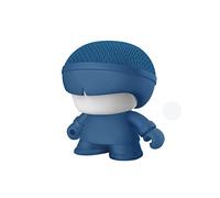 Xoopar - Mini Altavoz Bluetooth Portátil Azul Diseñado con Materiales Respetuosos del Medio Ambiente. Mini Altavoz con luz LED Potente Sonido de 360° Control Remoto Integrado para Selfies