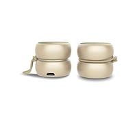Xoopar Mini Altavoz Bluetooth Ultra Compacto - Altavoz Yoyo - Potente Altavoz de 3 Watts - Altavoces Portátil con 4 Horas de Autonomía - Control Remoto Selfie - Altavoz de Formato 3 Cm (Gold, Stéréo)