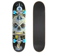 Xootz 31” x 8” Complete Skateboard for Beginners, 9 Ply Maple Deck, Double Kick Standard Board, for Boys and Girls, Multiple Colours