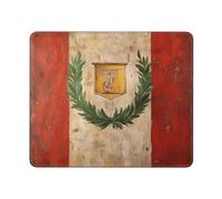 XOPEKVLAWM Alfombrilla de mouse con borde cosido, impermeable, con base de goma antideslizante, bandera romana italiana, alfombrilla de mouse para laptop, lavable, alfombrilla de mouse para juegos