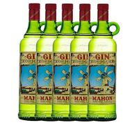 Xoriguer Pack 5 Botellas de Ginebra Gin Mahón-Menorca 70 cl 38% Alc./Vol
