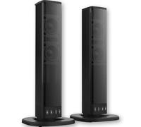 Xoro Barra de Sonido Bluetooth 2 en 1 HSB 55 con 4 x 5 W de Potencia, diseño Compacto, se Puede Utilizar como Altavoz estéreo Independiente o Barra de Sonido, tecnología TWS, batería de 4000 mAh