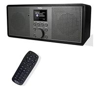 Xoro Dab 700 IR - Radio por Internet WLAN con FM y Dab+, Spotify Connect, Bluetooth, Reproductor Multimedia USB, 2 Altavoces estéreo de 10 W, función de Despertador, Pantalla a Color