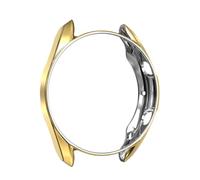 XoTek Carcasa de TPU para Samsung Galaxy Watch 3 41 mm/45 mm + protector de pantalla (45 mm, oro sin protector de pantalla)
