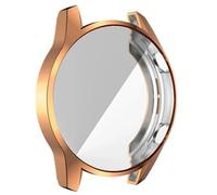 XoTek Funda de protección completa para Huawei Watch GT 3 42 mm/46 mm, protector de pantalla (GT3 46 mm, oro rosa)