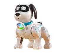 XoTiq Juguete de Cachorro Robot controlado Inteligente con diseño Recargable, con Ojos LED y Efectos de Sonido una opción de Regalo Ideal para niños de 8 a 12 años