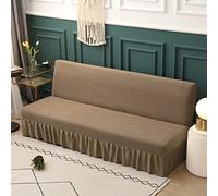 xotoa Funda de sofá a Cuadros, Funda elástica for sofá Cama, diseño sin Brazos for una fácil instalación, Funda Protectora for Todas Las Estaciones(H,Small (120-150cm))