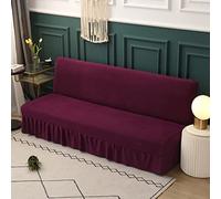 xotoa Funda de sofá a Cuadros, Funda elástica for sofá Cama, diseño sin Brazos for una fácil instalación, Funda Protectora for Todas Las Estaciones(L,Large (190-225cm))