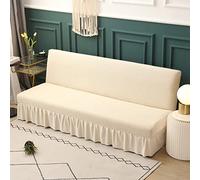 xotoa Funda de sofá a Cuadros, Funda elástica for sofá Cama, diseño sin Brazos for una fácil instalación, Funda Protectora for Todas Las Estaciones(F,Medium (155-185cm))