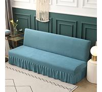 xotoa Funda de sofá a Cuadros, Funda elástica for sofá Cama, diseño sin Brazos for una fácil instalación, Funda Protectora for Todas Las Estaciones(M,Medium (155-185cm))