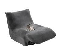 xotoa Funda de sofá de Terciopelo Grueso, diseño sin Brazos, Ajuste elástico, Funda for Muebles antidesplazamiento, Adecuada for múltiples situaciones.(Dark Gray)