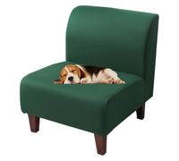 xotoa Funda elástica for Silla sin Brazos, Tejido Resistente a Las Arrugas, Apta for Diversos Tipos de sillas.(Green,1pcs)