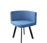 xotoa Funda elástica Triangular for Silla, Universal, for Cuatro Estaciones, con Forma Especial.(GrayBlue,4pcs)