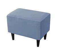 xotoa Funda for reposapiés de Cobertura Total, Fabricada en Tejido de poliéster de Alta Elasticidad y Base Antideslizante.(Blue,2pcs)