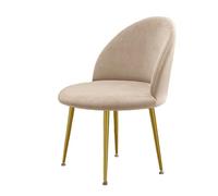 xotoa Funda for Silla Alta Curva con Respaldo Alto, Ajuste elástico, no se deshilacha fácilmente.(Camel,6 Set)