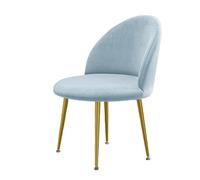 xotoa Funda for Silla Alta Curva con Respaldo Alto, Ajuste elástico, no se deshilacha fácilmente.(Light Blue,4 Set)