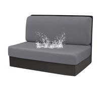 xotoa Fundas for Cojines de Comedor de autocaravanas - Impermeables, Completas - Protección for Asientos de Banco(Dark Gray,1pcs)