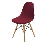 xotoa Fundas universales for sillas con Forma de Concha, Ideales for Bares, cocinas, hoteles y restaurantes, for Todas Las Estaciones.(Wine Red,2 Set)