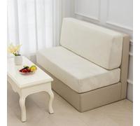 xotoa Juego de Dos Fundas Estampadas for Asientos de Autocaravana, Funda elástica for sofá de Furgoneta Camper, diseño extraíble y Lavable(Beige Yellow,2pcs)