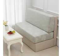 xotoa Juego de Dos Fundas Estampadas for Asientos de Autocaravana, Funda elástica for sofá de Furgoneta Camper, diseño extraíble y Lavable(Light Gray,2pcs)