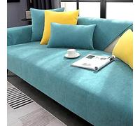 xotoa Las Elegantes Fundas de sofá de Chenilla se adaptan Perfectamente a los sofás de Tela y Cuero, lo Que le da a su habitación un Aspecto Fresco(Lake Blue,43.3x82.7 in/110x210cm)