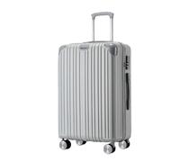 xotoa Maleta con Ruedas Universal con Cerradura de combinación for Equipaje de Viaje de Negocios(1602shiningsilver,20inch)