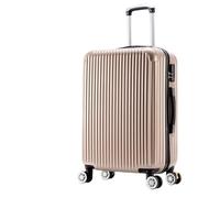 xotoa Maleta con Ruedas Universal con Cerradura de combinación for Equipaje de Viaje de Negocios(806champagne,22inch)