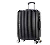 xotoa Maleta con Ruedas Universal con Cerradura de combinación for Equipaje de Viaje de Negocios(806starblack,20inch)