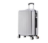 xotoa Maleta con Ruedas Universal con Cerradura de combinación for Equipaje de Viaje de Negocios(806sparklingsilver,24inch)