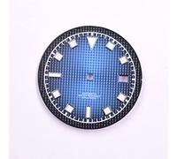 XOUVY Esferas de Reloj Esfera de Reloj Luminosa de 33,5 mm Compatible con Movimiento NH35 NH35A NH36 NH36A Esfera Verde/Azul/Negra