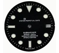 XOUVY Esferas de Reloj Ver Texto Dial H35 Movimiento NH34 Fuente de marcación de Movimiento 28.5 mm Piezas de modificación de Relojes