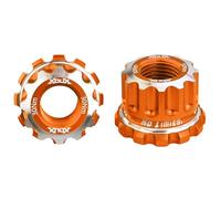 XOUX AX-A BMX Axle Nuts 10MM, Naranja