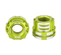 XOUX AX-C BMX Eje Nuts 10MM, Verde