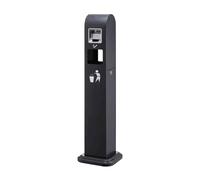 XOVP-023 Cenicero de Suelo Columna de Ceniza de pie for Exteriores, Lugares públicos, de Hierro esmaltado, for Recoger Colillas de Cigarrillos. para Cigarrillos al Aire Libre