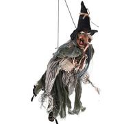 xowwyue Bruja ahorcamiento - Screaming Witches Scary Voice y control táctil - Brujas de Halloween al aire libre, decoración de Halloween con control de voz, decoraciones de de brujas al aire
