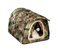 xowwyue Cama para Gatos | Refugio Impermeable para Suministros De Mascotas | Casa para Gatos,para Gatito, Cachorro, Animal, Calmante, Cachorro, Durmiendo, Viaje, Invierno, Hogar, Exterior, Interior