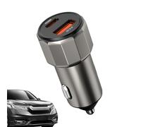 xowwyue Cargador De Coche - Doble Puerto USB Tipo-C PD 30W QC3.0,Adaptador De Cargador para Automóvil,para Teléfono Móvil Tableta Camión Casa Interior Hombres Mujeres