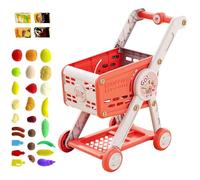 xowwyue Carrito De La Compra De Juguete, Carrito De Supermercado Juego De Imitación, Juguete Educativo Role-Play para Niñas Niños 1 2 3 Años