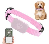 xowwyue Collar GPS para, Rastreador De Pérdida De Gatitos con Collar Ajustable, Te Ayuda A Localizar A Tu Gato Accesorios Locales para Mascotas 1,5 X 28 X 39 Cm