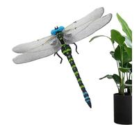 xowwyue Dragonfly Decor | de simulación Repelente de Moscas, Figuras de Animales, decoración de jardín para niños, Aprendizaje de Aula, demostración de bebé, Cochecito de bebé, Patio, jardín