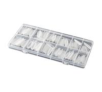 xowwyue Formas Para Uñas Acrílicas | 240 Piezas De Moldes De Arte Transparentes Para Pegatinas,Forma de de Uñas de Cobertura Total - para Construir Acrílicas Mujeres Pies Hogar Belleza