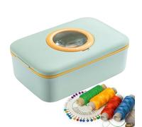 xowwyue Kit de Costura de Viaje - Accesorios de Aguja e con Lupa,Estuche de Costura Manual Portátil,para Viajes de Negocios al Aire Libre Día a Día Vacaciones