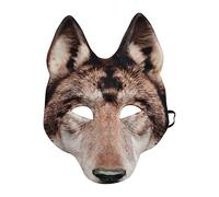 xowwyue Máscara de cabeza de lobo,Máscara de lobo | Accesorios para disfraz de de máscara de de Halloween | de animales Mardi Gras mascarada máscara para Halloween carnaval disfraces