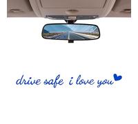 xowwyue Pegatina Para Espejo Retrovisor - Adhesivos Seguros Para Vista Trasera De Auto,Decoración Interior Impermeable Salpicadero Y Ventana Coche,Viajes Nocturnos Trayectos Diarios Regalos Cumpleaños