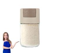 xowwyue Tarros y recipientes de alimentos, organizador de alimentos sellado a prueba de polvo, botellas pequeñas portátiles de condimentos de grado alimenticio con tapa para sal