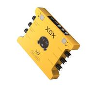 XOX Tarjeta de sonido en vivo K10 15Jubilee para grabación de juegos, enseñanza de podcasts y canciones K. Interfaz de audio de transmisión con micrófono 3.5/6.5, conexión Bluetooth y OTG inalámbrica.